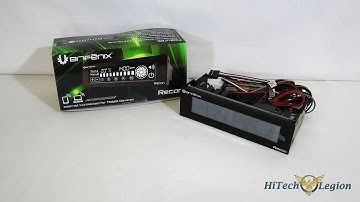 BitFenix Recon 5-Channel LCD Touchscreen Fan Controller Overview