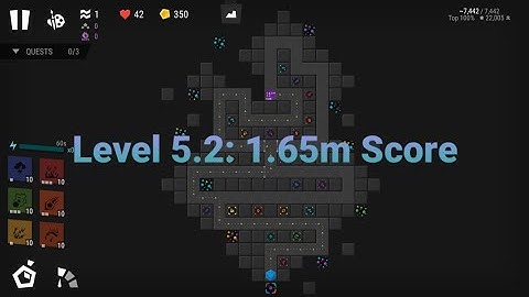 Infinitode 2 [1.82] level 5.2: 1.65m score