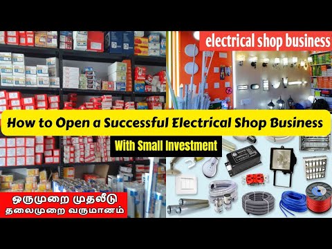 Electrical Shop Opening Cost In India