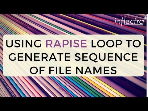 Using Rapise Loop to Generate Sequence of File Names