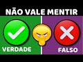 Verdadeiro ou falso escolha um boto tiktok  jogo das escolhasno vale mentir quiz