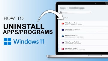How To Uninstall Programs and Apps in Windows 11 - Easy Guide