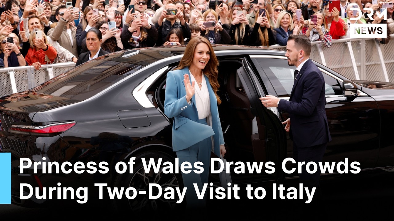 WATCH: Princess Kate Receives Warm Welcome in Italy as Fans Gather for Royal Visit | AC1G