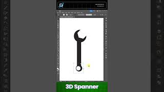 Designing a 3D Spanner in Adobe Illustrator