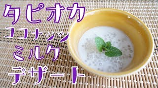 【カルディ購入品 タピオカ ココナッツミルクデザート作り方】Tapioca Coconut Milk Recipe