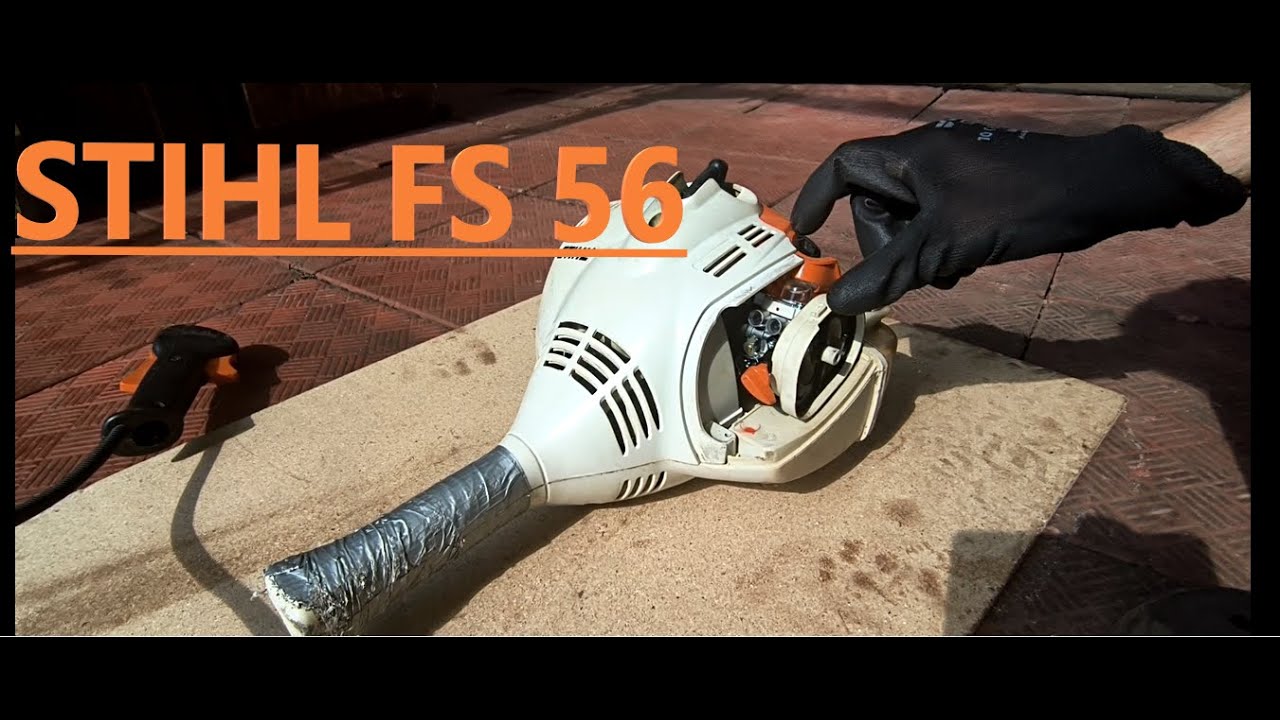 STIHL FS 56 Основен ремонт на моторна коса.STIHL FS 56 Grass trimmer ...