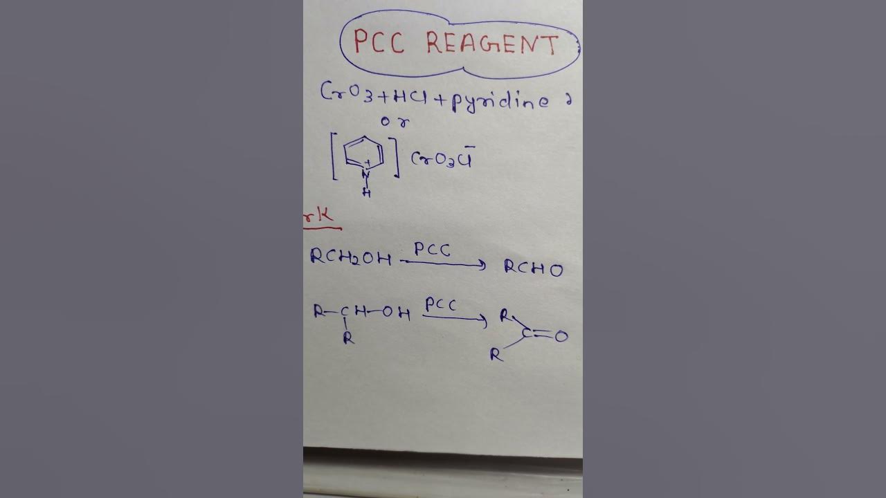 PCC reagent with examples #shorts - YouTube