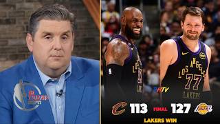 Nba Today La Is Rising Into Contenders - Windy On Luka Return To Score 42 Pts As Lakers Beat Cavs