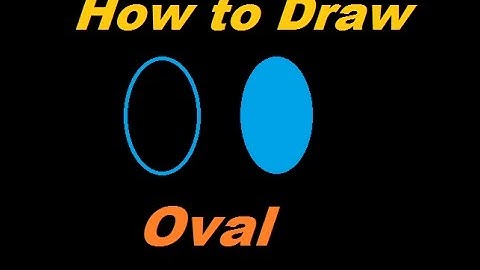 Hoe ovaal in applet te tekenen (hoe vulovaal in applet te tekenen)