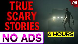 🔴 NO ADS 🔴 6 HOURS of TRUE Scary Stories for Sleep | Rain Sounds | Ep. 8