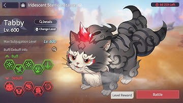 Eversoul | Gameplay Iridescent Scenic Instance Unicat -Tabby- Lv 600 Full Auto Clear (Lv Sync 514)