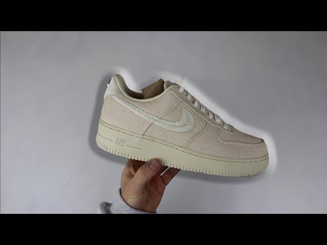 air force 1 stussy fossil replica