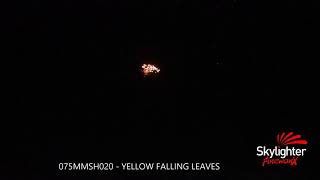 075MMSH020 - 75mm YELLOW FALLING LEAVES