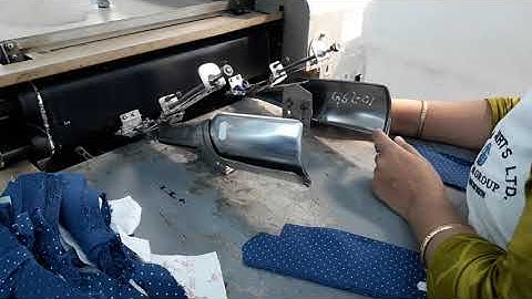 Ngai Shing-Brand Mens Shirt- Sleeve placket ready press folder - Good Results and consistent look.