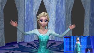 WORK IN PROGRESS MY PROJECT - PRISMA 3D - Frozen Let It Go Animation - Kh3 Style Motion LAYOUT - MMD screenshot 1