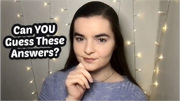 ASMR Intuition Test | Can You Guess All The Answers?