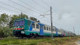 ALE.642 sul REG 19429 Livorno-Grosseto in transito a Campiglia Marittima!
