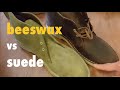 Comparing Clarks Desert Boots Beeswax unboxing vs Suede
