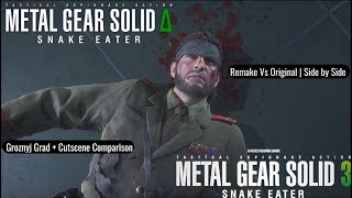 MGS Delta vs MGS3: Groznyj Grad Side by Side | Volgin Beats Snake (Remake vs Original)