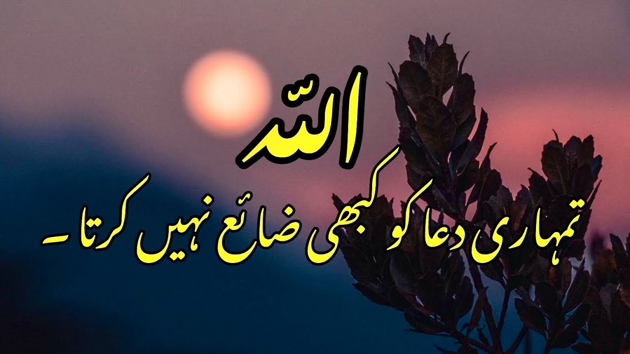 Allah Tumhari Dua Ko Kabhi Zaya Nahi Karta | Dua Aur Allah Ka Wada | Islamic Reminder in Urdu