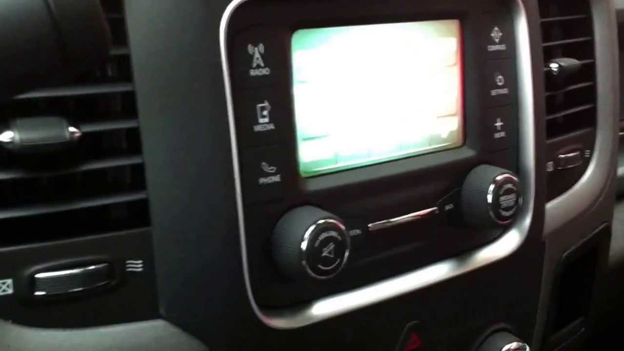 2014 Dodge Ram with custom subwoofer enclosure from customradio.com