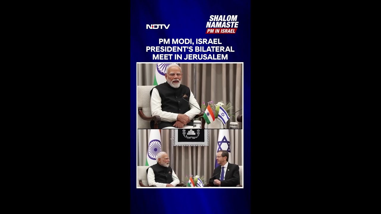 PM Modi, Israel President Hold Bilateral Meet In Jerusalem