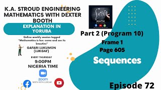 KA Stroud Engr Math 72 - Sequences