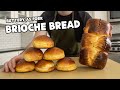 ULTRA-BUTTERY Brioche Bread (+ Burger Buns)