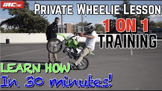 Private Wheelie Lesson Learn How In 30 Minutes