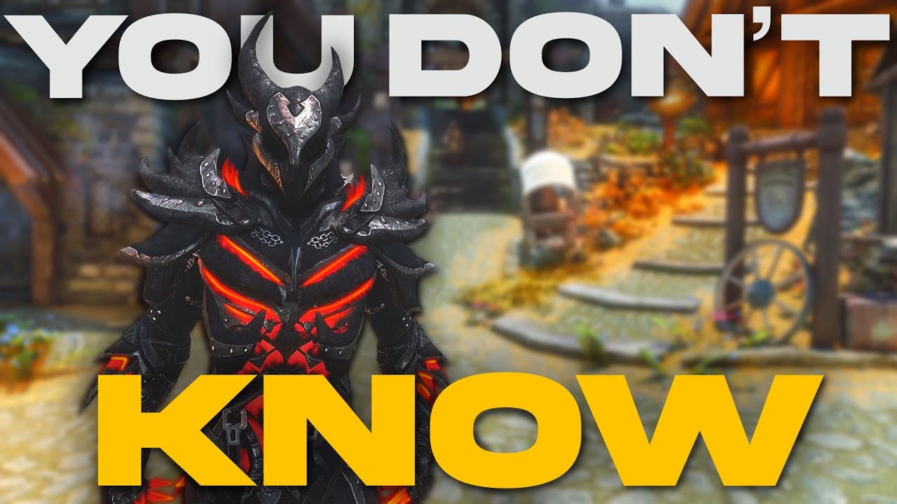 How to get DAEDRIC ARMOR in - Skyrim's BLACK MARKET!!