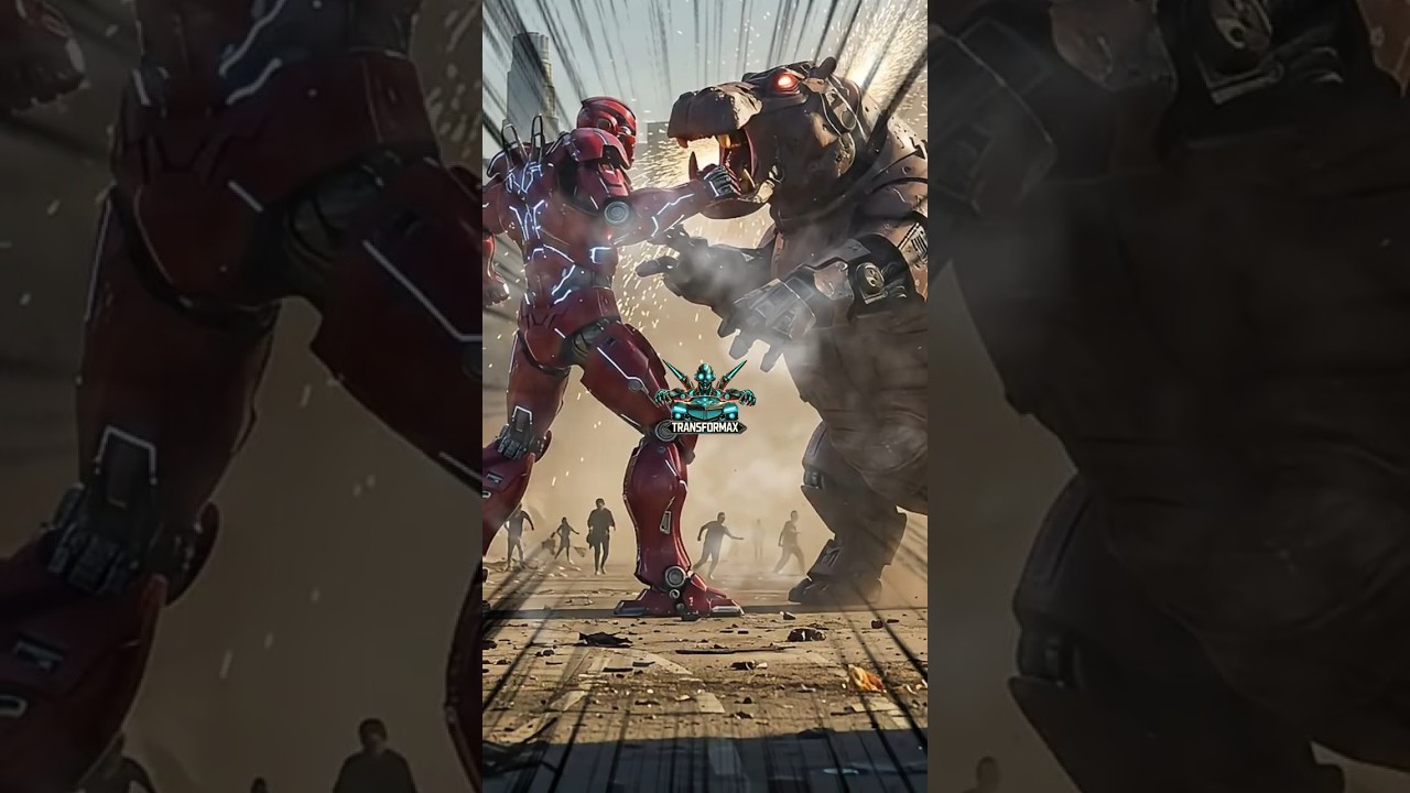 Jet to Giant Epic Robot Battle vs. Hippo Monster! 🚀🤖🔥 