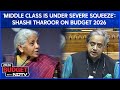 Budget 2026 | 'Middle Class Is Under Severe Squeeze': Shashi Tharoor On Budget 2026