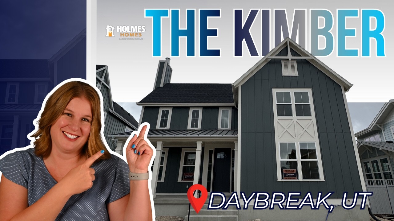 New Construction Home Tour of 5,000 s/f Daybreak Home - The Kimber by Holmes Homes