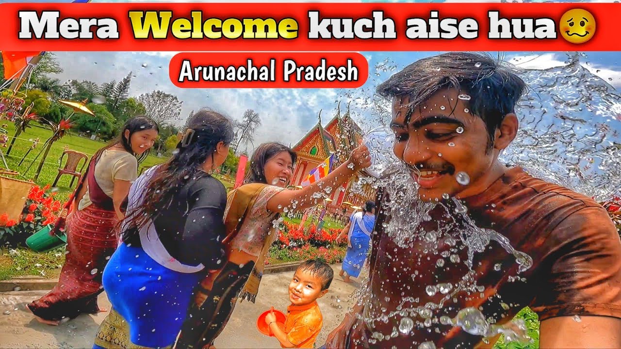 Wow Mera WELCOME kuch aise | Kongmukham😍 | Sangken in Arunachal Pradesh | Tenga pani golden pagoda