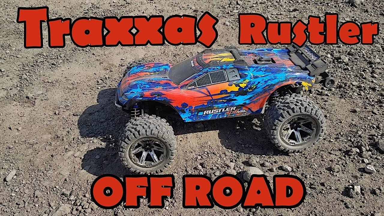 TRAXXAS Rustler 4x4 vxl OFF ROAD - YouTube