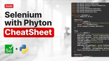 Selenium with Python Cheat Sheet