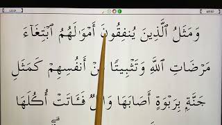 Quran for Beginners Lesson 112 Surat al Baqarah (ayahs 264-265)