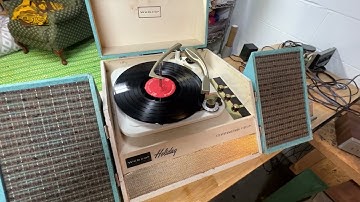 Webcor Holiday vintage record changer