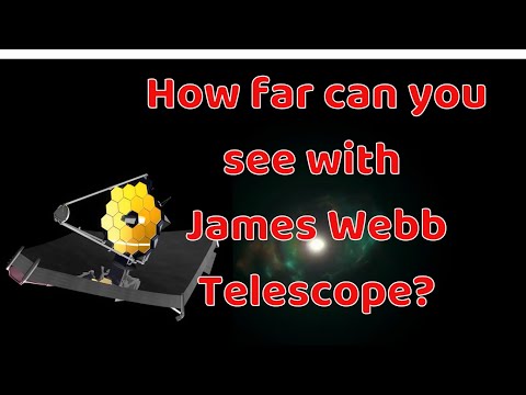 How far can you see with James Webb Telescope #shorts