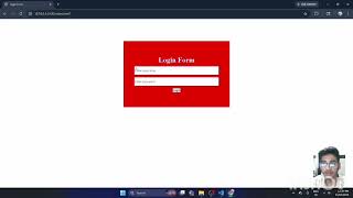 Simple Login Form using Html and CSS