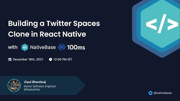 Building a Twitter spaces clone in React Native