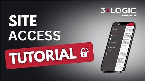 3xLOGIC INFINIAS Site Access (Part 1): Mobile Access Control & Video Management Demo
