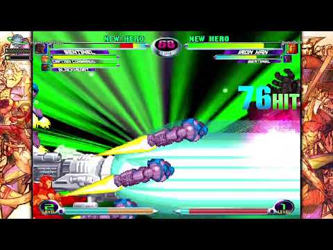 MvC2 Iron Man A2G2I2PC2KO2GB2RQ (air to ground to infinite, PC KO, guard break to ragequit) 10/26/24