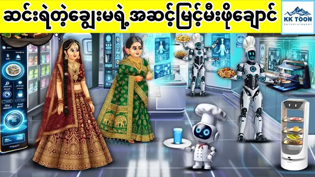 ဆင်းရဲတဲ့ချွေးမရဲ့အဆင့်မြင့်မီးဖိုချောင်... KK Toon