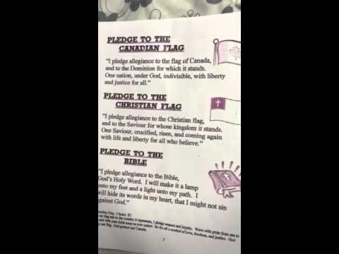 To Allegiance Canadian Of Flag Pledge The To Allegiance Canadian Of Flag Pledge The