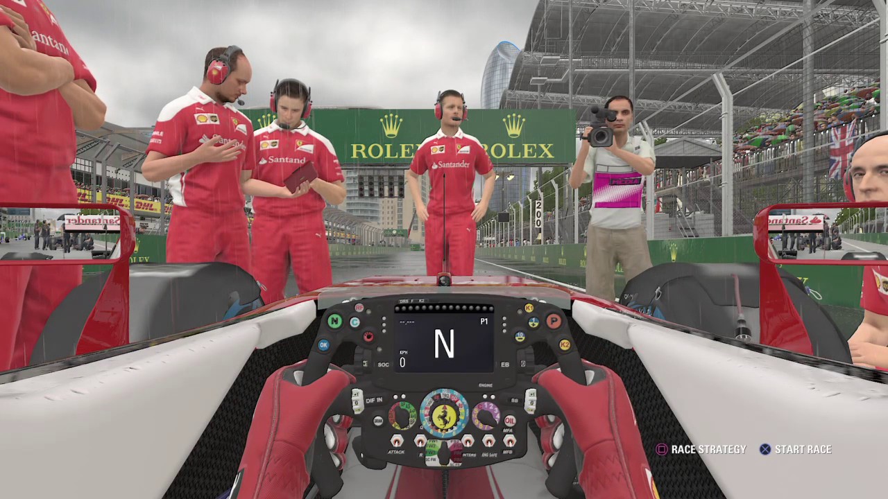 F1 2016 s4 r8 Baku formation lap