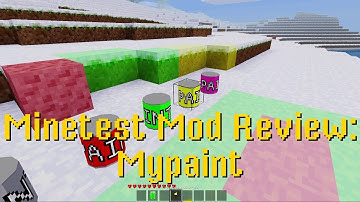 Minetest Mod Review: Mypaint