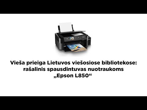 Video: Kaip Spausdinti 10x15 Nuotrauką Rašaliniu Spausdintuvu