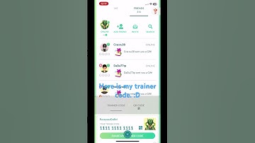 Here is my trainer code if you want to add me. :D