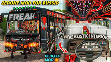 Download Freak Zedone Tourist Bus Mod For Bussid💥New Bus Mod For Bussid | New Zedone Mod #bussidmod